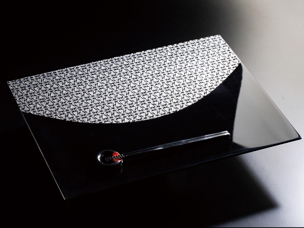 テーブルマット 金襴ブラック